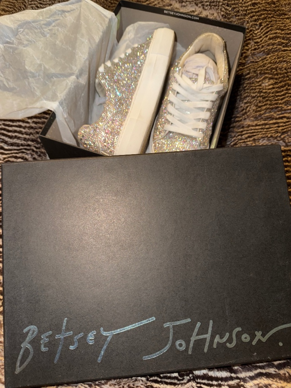 Betsey Johnson Rhinestone Shoes